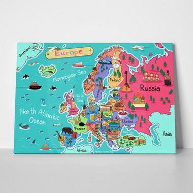 Europe Map Cartoon Map Amazing Maps Images