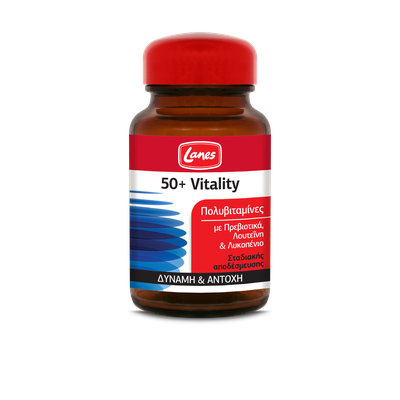 Lanes Πολυβιταμίνες 50+ Vitality 30tabs