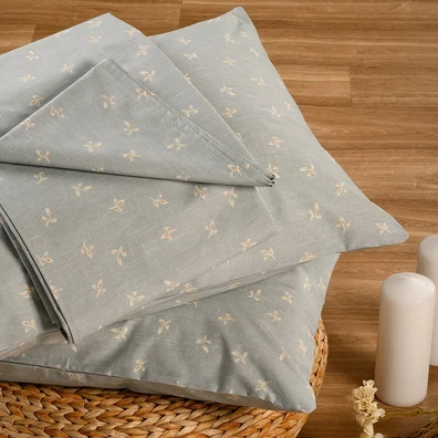 Σεντονι (Σετ 3 Τεμ.) 160χ200+32 Amour Blue/beige U