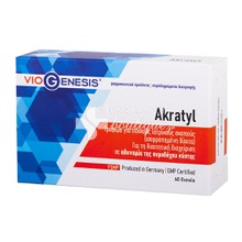 Viogenesis Akratyl - Αδυναμία Ουροδόχου Κύστης, 60 tabs