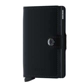 Δερμάτινο Πορτοφόλι RFID Miniwallet Matte, Black