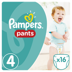 Pampers Pants No 4 (9-14 Kg) Πάνες - Βρακάκι 16Τμχ