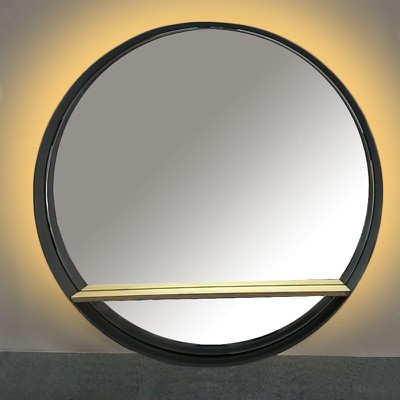 Bathroom mirror with led round elliptical Φ60/Φ70 