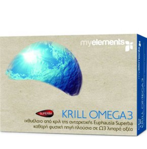 My Elements Krill Omega-3 Ωμέγα, 30caps