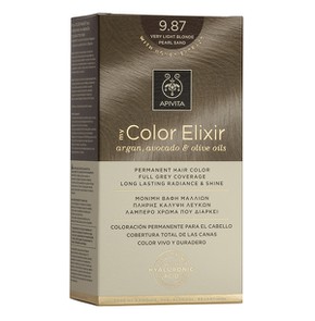 Apivita My Color Elixir Μόνιμη Βαφή Μαλλιών Νο 9.8