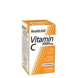 Health Aid Vitamin C 1000mg 100 Μασώμενες Ταμπλέτες