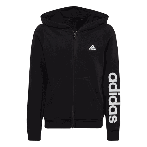 adidas kids essentials linear logo full-zip hoodie