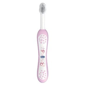 Toothbrush 6m+ Οδοντόβουρτσα για Βρέφη Ροζ (1 Τεμ)
