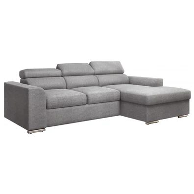 Bari corner sofa with storage Light Grey Left Corn
