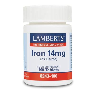 Lamberts Iron 14mg 100tabs