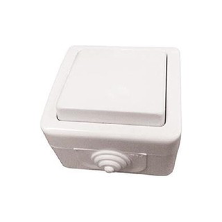 Outdoor A/R Switch White IP54 147-12211