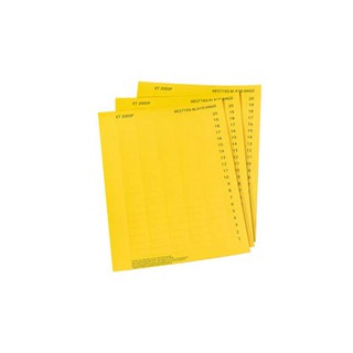 Simatic ET 200SP 1000 Labeling Strips Yellow 10 Sh