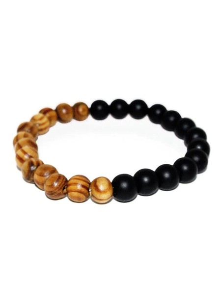 Millionals split black bracelet