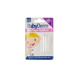 Intermed BabyDerm Baby Finger Toothbrush Βρεφική Οδοντόβουρτσα Δακτύλου 1 τεμάχιο