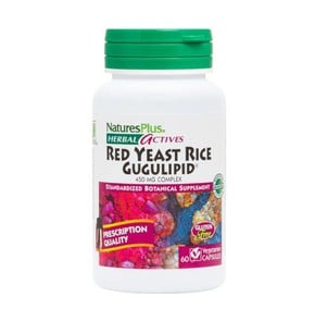 Natures Plus Red Yeast Rice Gugulipid 450mg Comple