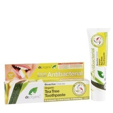 Dr Organic Tea Tree Toothpaste Antibacterial Αντιδ