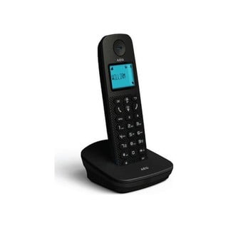 AEG Voxtel Telephone D120 with Caller ID Black 01.