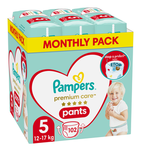 Pampers Premium Care Pants Μέγεθος 5 (12-17kg) Mon