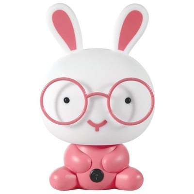 Kids Table Lamp Bunny Pink Ε14