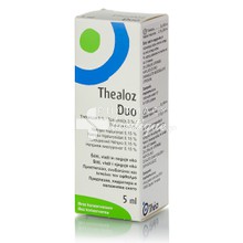 Thea Thealoz Duo - Οφθαλμικές Σταγόνες Υποκατάστατο Δακρύων με Υαλουρονικό Οξύ, 5ml