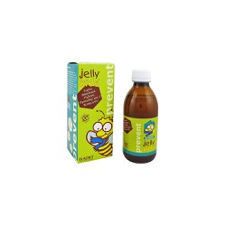 Eladiet Jelly Kids Prevent Gluten Free Royal Jelly Nutritional Supplement with Strawberry Flavor 150ml
