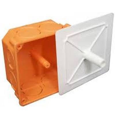 Junction Box Recessed 80Χ80Mm Orange