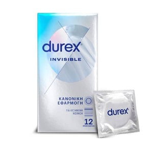Durex Invisible Extra Sensitive, 12pcs