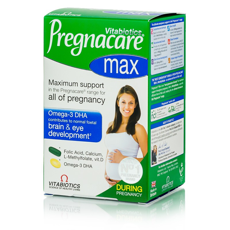 Vitabiotics Pregnacare Max Polybitaminh Lipara O3ea Gia Eggyoys 56tabs 28caps Pharmacyboutique Gr