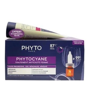 Phyto Phytocyane Anti Hair Loss Treatment Progress