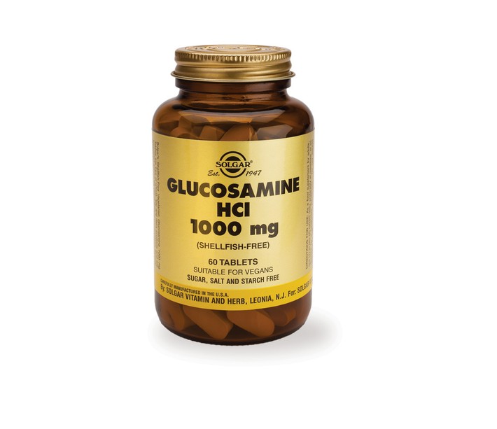 SOLGAR GLUCOSAMINE HCL 1000MG 60TABL