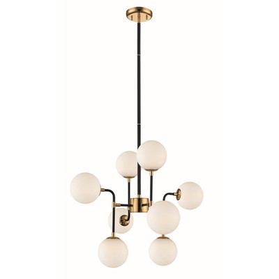 Pendant Light 8/L 8Xg9 Hariet Gold/Black G9