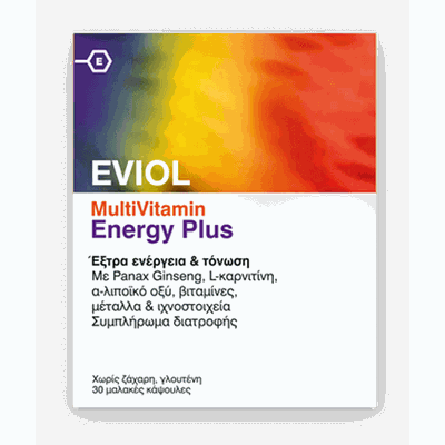 Eviol MultiVitamin Energy Plus Συμπλήρωμα Διατροφή