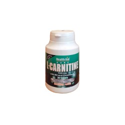 Health Aid L-Carnitine 550mg With Vit B6 & Chromium Συμπλήρωμα Διατροφής 30 ταμπλέτες