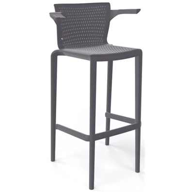 Σκαμπό Bar 47x46x102/79 Gaber Spyker-Β Γκρι Σκούρο