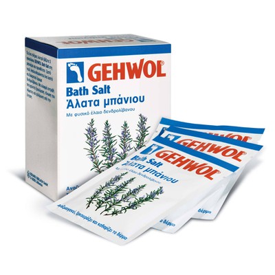 GEHWOL Αναζωογονητικά Άλατα Μπάνιου Με Φυσικό Έλαιο Δενδρολίβανο 250g x10 Φακελάκια