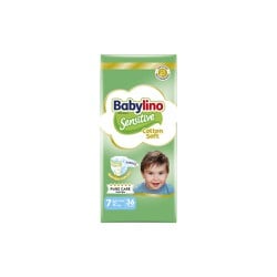 Babylino Sensitive Cotton Soft Value Pack Πάνες Μέγεθος 7 (15kg+) 36 πάνες