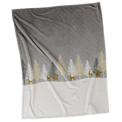 Κουβέρτα  Christmas Ultrasoft 5010 Natural 110x140