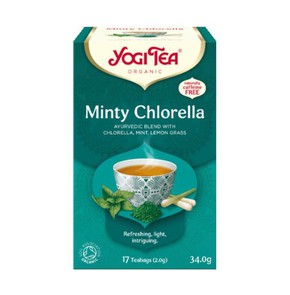 Yogi Tea Minty Chlorella Βιολογικό Τσάι με Μέντα, 