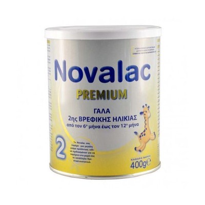 NOVALAC Premium No2 Βρεφικό Γάλα Σε Σκόνη Με Συμβιοτικά 400g