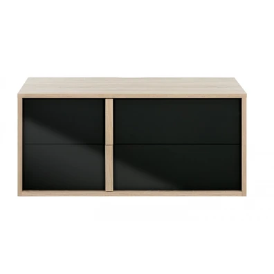 Curtys Τv stand with drawers 119x45x53cm Sonoma Oa