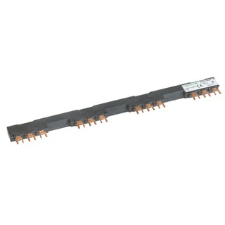 Comb Busbar 63A 4 Tap Offs 72 mm Pitch Linergy FT 