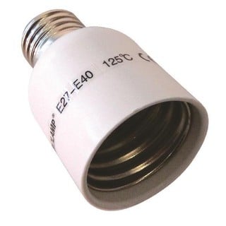 Adapter Socket E27-E40 White 147-23050