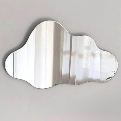Wall mirror 100x60 cm / 120x80 cm in cloud shape