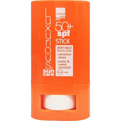 INTERMED Luxurious Suncare Stick SPF50+, Αντηλιακό Στικ Για Τις Ευαίσθητες Ζώνες, Πρόσωπο & Χείλη 16gr