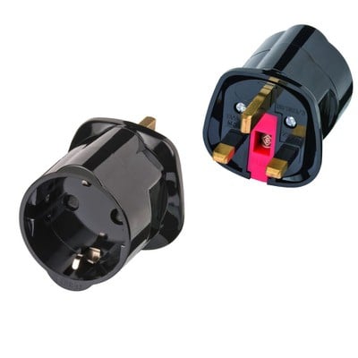 Trip Adaptor Schuko To English Socket