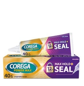 Corega Max Hold & Seal Denture Fixing Cream, 40gr