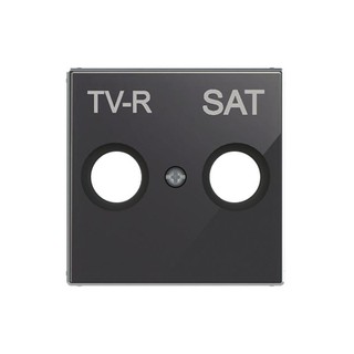 Sky Niessen Double Cover Plate for TV/R Outlet Bla