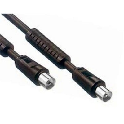 Tv Extension Cable Black M/F 1.5M Ferrite