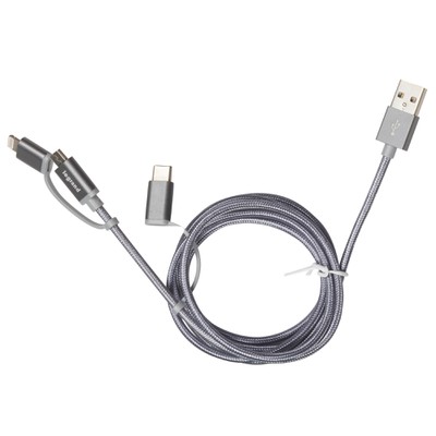 Cable 3 In 1 Micro Usb/Usbc/Light