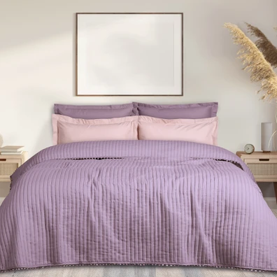 Das Home Κουβερλι Υπερδιπλο Happy 9627 ροζ 220x240